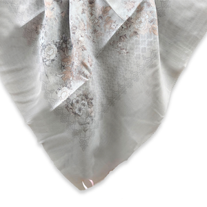 Hanako Series Nuevo modelo Hijab Elegante plata Impresión digital Bufanda de algodón Mangas cortas para adultos Moda al por mayor para la primavera - Product Image 3