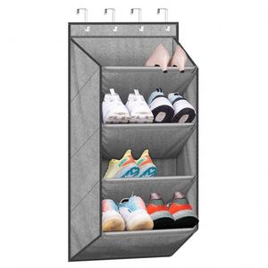 Large Deep Pockets Over-the-Door Shoe & Clothing Organizer Short Hanging <b>Rack</b> for Closet Sneaker <b>Storage</b> - Product Image 1