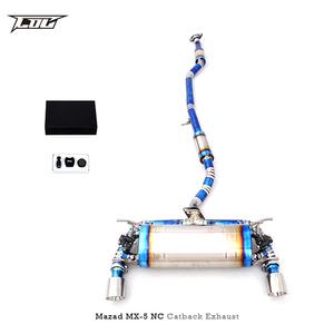 Tubos de escape de coche de salida de fábrica para <span class=keywords><strong>Mazda</strong></span> <span class=keywords><strong>MX5</strong></span> NC 2,0 2009-2014 sistema de escape Catback de titanio silenciador de escape de coche deportivo - Product Image 4