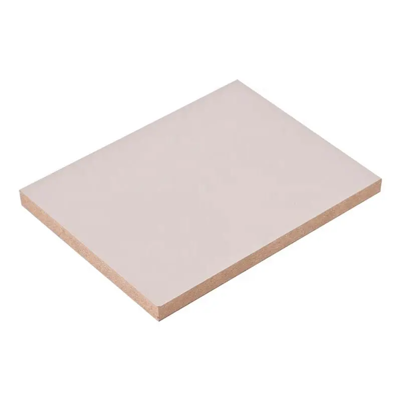 Panneau MDF laminé plaine et mélamine de haute qualité E1 pour meubles 2100Mm grande taille 18MM 0.5Mm