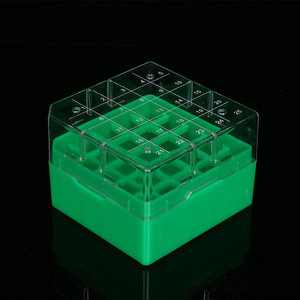 Estante para Tubos Criogénicos Yuan Yi, Caja de Congelación Reutilizable de 25 Compartimentos para Uso en Laboratorio - Product Image 1