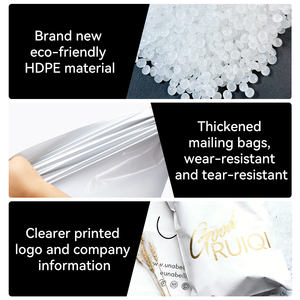 Sac d'emballage en tissu RUIQI 38*48cm personnalisé pour livraison express, sac de transport pour articles, sac logistique auto-adhésif avec protection de la confidentialité - Product Image 3