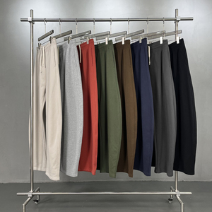Pantaloni <span class=keywords><strong>in</strong></span> <span class=keywords><strong>Cotone</strong></span> CVC 430 Gsm Personalizzati OEM/ODM, <span class=keywords><strong>Joggers</strong></span> Felpati con Gamba Curva - Product Image 1