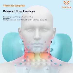 Masajeador de Cuello PAKISS EMS con Microcorriente, Calor y Vibración, Almohada de Masaje con Compresa Caliente, Recargable por USB - Product Image 3