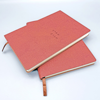 Gaufrage de marque PU Lin Texture Couverture Cahiers de conférence Réunion annuelle Coffrets cadeaux Carton Carton ondulé Duplex Board