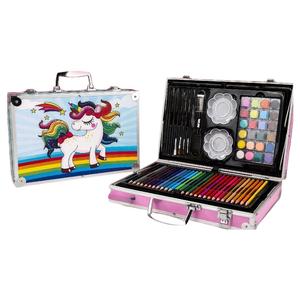 China OEM niños regalo dibujo arte pintura lápiz conjunto 145 piezas unicornio lujo arte conjuntos para niños dibujo regalo - Product Image 6