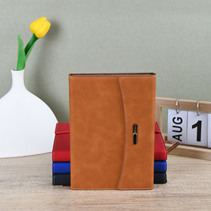 Cao cấp A5 máy tính xách tay với biểu tượng tùy chỉnh 100 sheets tri-gấp thiết kế ribbon Bookmark chủ bút từ phong cách trong hộp quà tặng - Product Image 1