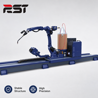 Sistema de Soldadura Robótica Inteligente con PLC y Caja de Cambios para Fabricación de Vigas H y Vigas de Caja, Protección IP54