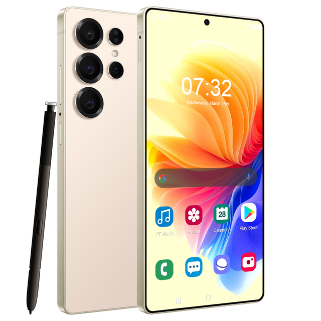 2025 New S25 Ultra 22GB+2TB 7.3 Inch 8800mAh 5G LTE Smartphone Deca Core 120Hz Snapdragon 800 Series 120W Quick Charge Spanish