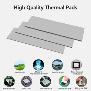 Hot Selling Silicone Thermally Conductive Pad Low Volume Resistance Thermal Interface Cpu Gpc Gap Filling Material