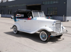 Nuevo Auto Eléctrico Rojo de Lujo, Económico, para Turismo, de Alta Calidad, Estilo Clásico, en Venta, Transporte Especial - Product Image 6