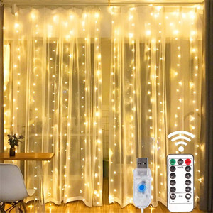 3x 1M/3x 2M/3x3M Tenda Della Stringa di Rame LED Luci Hanno un colorato luci Di Natale vacanza luci luci della festa del mondo - Product Image 1