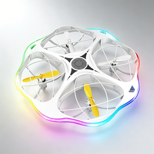 Drones LED con forma de platillo volador y control remoto, con evitación de obstáculos, para niños, juego creativo y entretenimiento al aire libre. - Product Image 1