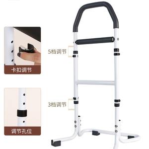 Marco de apoyo, asidero para levantarse, apoyo de cama para personas mayores, apoyo para inodoro, soporte seguro para ponerse de pie, sin perforaciones, anticaídas - Product Image 2