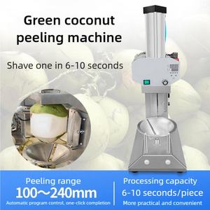 Máquina automática para lavar y pelar frutas y verduras: pan de fruta, mango, piña, coco - Product Image 2