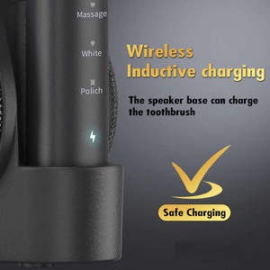 ลำโพงพกพา เครื่องเล่น USB IPX6 กันน้ำ ลำโพงไร้สายคุณภาพเยี่ยม พร้อมชุดแปรงสีฟันไฟฟ้าสำหรับห้องน้ำ - Product Image 6