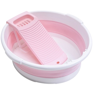 Thickened Face <strong>Basin</strong> Student Dormitory Space-saving Hanging Folding <strong>Basin</strong> Foot <strong>Washing</strong> <strong>Basin</strong> Scrubbing Board Integrated <strong>Basin</strong> - Product Image 5