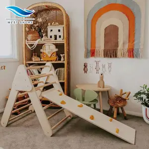 Складной пиклер Монтессори треугольник с лестницей для дома скалолазание Dreieck качалка скалолазание Арка игрушки Наборы с рампой пиклеров