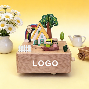 Boîte à musique de style japonais, mignonne, avec son personnalisé, <span class=keywords><strong>pour</strong></span> cadeaux festifs et quotidiens - Product Image 1