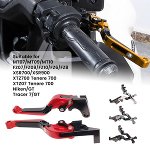 Palancas de Freno Ajustables para Motocicleta MT07/MT09/<span class=keywords><strong>MT10</strong></span> XSR700/900 XTZ700 Tenere 700 FZ06-FZ10, Modificación CNC - Product Image 2