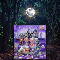 Vente en gros pour supermarchés : Boîte mystère populaire de la série Sonore Squelette Panda, figurine d'action en PVC mignonne et mystérieuse, objet de collection Cinnamoroll