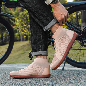 Alta Top minimalista <span class=keywords><strong>Tennis</strong></span>/<span class=keywords><strong>palestra</strong></span> Fitness Zapatillas a piedi nudi Runig <span class=keywords><strong>scarpe</strong></span> a calzino <span class=keywords><strong>per</strong></span> donna uomo a punta larga Casual disegno della caviglia primavera - Product Image 6