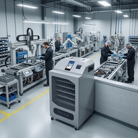 Armoire à outils CNC intelligente et compacte pour atelier, stockage d'outils de découpe et de consommables, système de suivi d'inventaire automatique, unité de rangement sécurisée