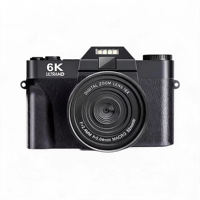 Logo/emballage personnalisés disponibles : Appareil photo numérique HD 6K pour vlog et photo, appareil photo hybride avec Wi-Fi, écran rotatif de 3,0 pouces et autofocus facial