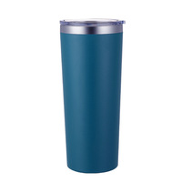 Logo personnalisé 22oz double paroi en acier inoxydable gobelet tasse de voyage tasse à café