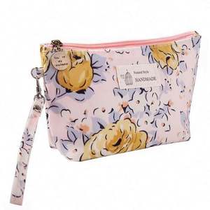 Bolsa de Maquillaje con Estampado Floral, Linda y Moderna, de Lona, Multifuncional, Portátil, Impermeable, para Viajes, Venta al Por Mayor - Product Image 4