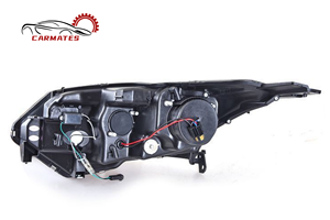 CARMATES, superventas, montaje de faros LED DRL, lámparas delanteras, luz de cabeza de señal de giro para <span class=keywords><strong>Honda</strong></span> 2014 <span class=keywords><strong>HRV</strong></span> HR V Vezel 2018- - Product Image 6