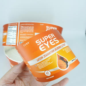 Rollo adhesivo de papel sintético personalizado para comida, rollo de pegatinas cuadradas, logotipo de marca comercial, etiquetas para botellas impresas, Impresión de embalaje - Product Image 3