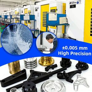 Usinage CNC de précision sur mesure en aluminium et acier inoxydable XLF-J223, service de brochage, perçage et fraisage par électroérosion à fil, produits mécaniques - Product Image 5
