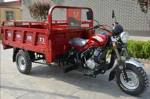 Dump Tricycle Motorcycle Cargo 150cc 200cc Moto Cargo Tricycle Agricultural 3 Wheeled Motorcycle