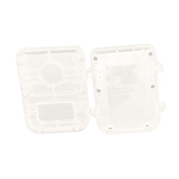 Set di Involucri Elettronici in Plastica Trasparente Personalizzati, Guscio Trasparente Stampato a Iniezione con Supporti per Viti