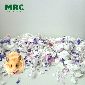 Papel Natural Reciclado Based Bedding Pellets Quente e Confortável para Pequenos Animais de Estimação como Hamsters e Gatos - Product Image 1