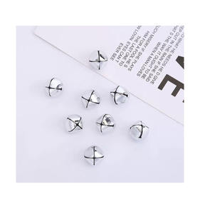 8mm 10mm 12mm 15mm 20mm 25mm colorato ferro placcato croce Jingle campana per artigianato fai da te decorazione della casa di natale - Product Image 4