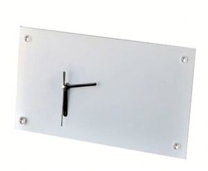 Reloj de Vidrio Rectangular Personalizado Creativo de Sublimación Térmica de 12 Pulgadas - Product Image 1