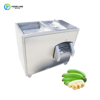Automatische roestvrijstalen fruitverwerkingsapparatuur voor commerciële bananenpelschilmachines