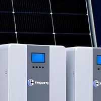 Système de stockage d'énergie solaire hybride 6,2 kW, kit de panneaux solaires en silicium monocristallin pour usage industriel