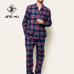 OEM Manufacturer Design Christmas <b>Pajamas</b> Cotton Plaid Lapel Custom Winter <b>Pajamas</b> Christmas <b>Set</b> - Product Image 3