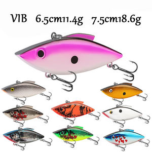 Señuelo Duro VIB Luya de Metal ABS Impreso Reforzado con Gancho de 6.5/7.5cm para Pesca en Fondo de Río y Pesca con Señuelos, para Carpa y Lubina, Venta al por Mayor TY - Product Image 2