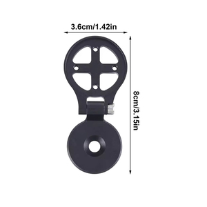 Support de guidon réglable en alliage d'aluminium pour ordinateur de vélo <span class=keywords><strong>VTT</strong></span>/vélo de route, compatible Garmin/Bryton/Wahoo - Product Image 5