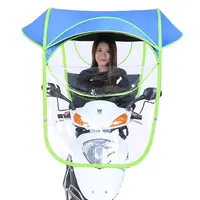 Housse de Pluie pour Moto, Parapluie Pliant Universel pour Scooter à Moteur  électrique, Housse de Pluie pour Pare-Soleil de mobilité, Parapluie