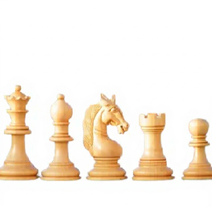 Pièces d'échecs en bois reproduites de la Coupe Piatigorsky 1963-1966, jeu de table d'échecs, ensemble de pièces d'échecs - Product Image 1