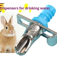 Nouvel équipement d'élevage de lapins en plastique Chuangduo, abreuvoir automatique à tétine, buse d'abreuvement, tube anti-goutte pour l'élevage de lapins
