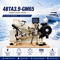 Moteur diesel marin refroidi par eau SCDC Cums 4BTA3.9 Série 4BTA3.9-GM65 65 kW 1500 tr/min pour applications de bateaux de travail et de navires de transport de marchandises