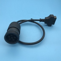 OBD1 a OBD2 Cable adaptador de diagnóstico de 6 pines Protocolo J1708 Lector de código de camión compatible