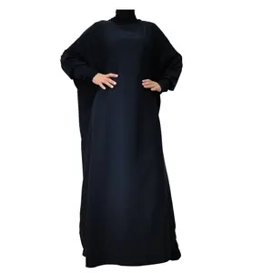Tradicional Islam Jersey tela oración vestido largo musulmán ropa islámica Hijab vestidos rezar musulmán mujeres ropa