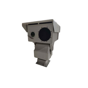 Caméra thermique PTZ longue portée multi-capteurs infrarouge vision nocturne pour la sécurité des frontières et des côtes, étanche IP66, suivi IA - Product Image 2